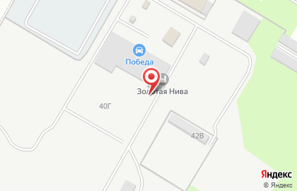 Производственная компания Золотая Нива на проспекте Победы на карте
