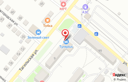 Tyreplus на Тагильской улице на карте