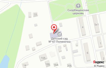 Поляночка в Калуге на карте