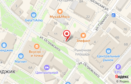 Магазин бижутерии Diva на улице Островского на карте