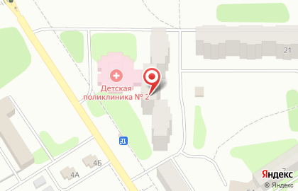 Городская детская больница Детская поликлиника №2 на улице Черепанова на карте