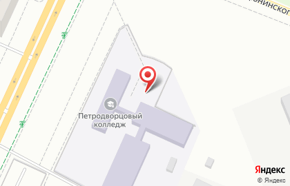 Петродворцовый Колледж в Ломоносове на карте
