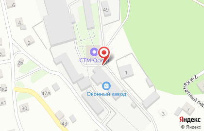 Завод оконных технологий в Старом Осколе на карте