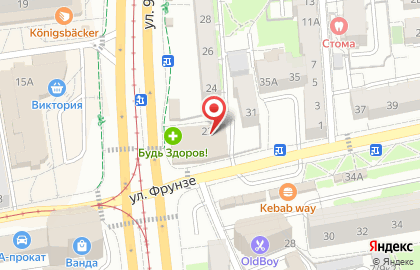 Магазин кондитерских изделий в Ленинградском районе на карте