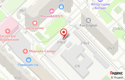 Автосервис ServicePRO на Мичуринском проспекте на карте