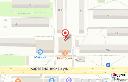 Оренбургский филиал Банкомат, Газпромбанк на Карагандинской улице на карте