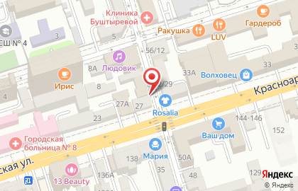 Гурман Булкинъ на Красноармейской улице на карте
