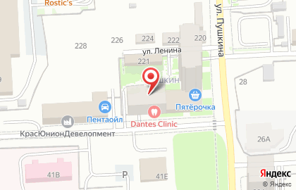 Центр стоматологии Dantes Clinic на карте