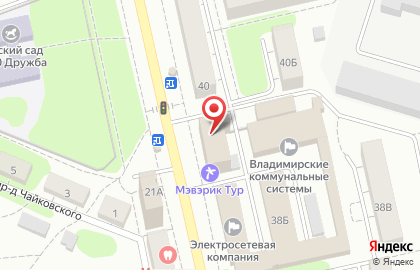 Мастерская по изготовлению ключей на улице Чайковского, 40А на карте