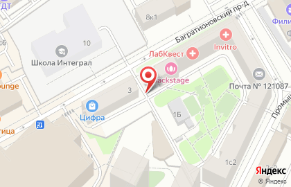 Зеркальная Мастерская на Филях на карте