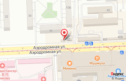 Киоск по продаже печатной продукции Печать на Аэродромной улице, 36/2 киоск на карте