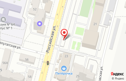 Служба эвакуации и техпомощи АБ на Российской улице на карте