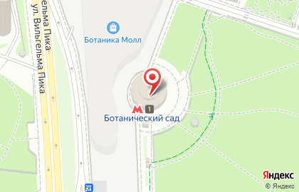Станция Ботанический сад на карте