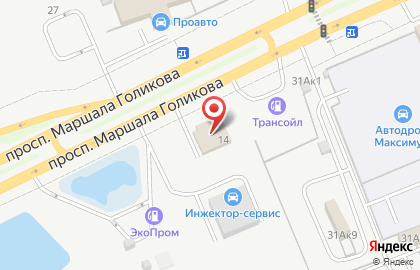 Аккумуляторный центр в Кургане на карте