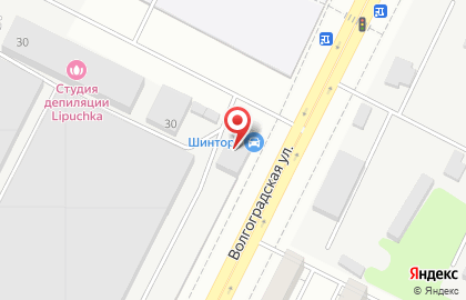 Юнипол на Волгоградской улице на карте