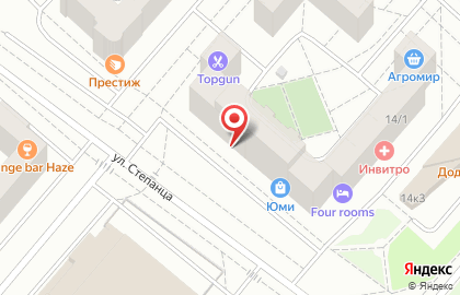 Магазин канцелярских товаров КанцПарк в Кировском районе на карте