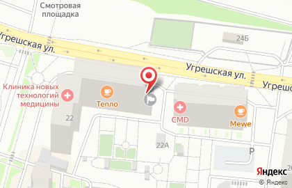 Центр государственных услуг Мои документы на Угрешской улице в Дзержинском на карте