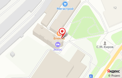 Гостиница Эккос на карте