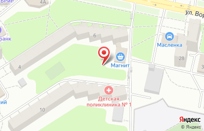 Водица, ООО Водомир, Устиновский район на карте