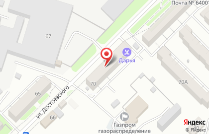 Банкомат СберБанк на улице Достоевского на карте