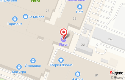Фитнес-клуб FITRON на проспекте Михаила Нагибина на карте
