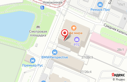 Фитнес-клуб С.С.С.Р. на Средней Калитниковской улице на карте