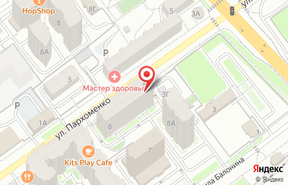 Строительная компания Крео в Центральном районе на карте