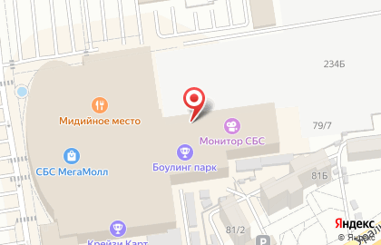 Магазин цифровой техники indexIQ в ТЦ Sbs Megamall на карте