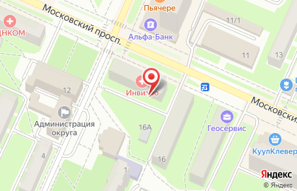 Медицинская компания Инвитро в Пушкино на карте