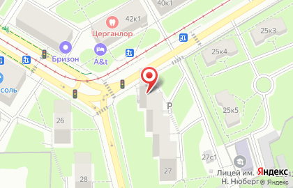 Страховая медицинская компания Ресо-мед на улице Кржижановского на карте