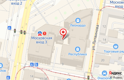 Магазин тканей Натэль на карте