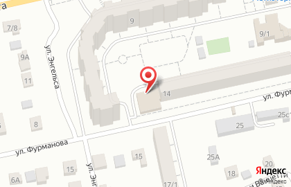 Продуктовый магазин Посылторг на улице Фурманова на карте