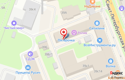 Изостудия Школа креатива на Большой Санкт-Петербургской улице на карте