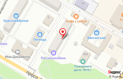 Россельхозбанк в Вологде на карте