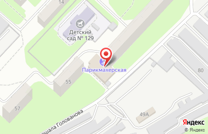 Компания ПРИКСС на улице Маршала Голованова на карте
