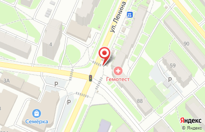 Магазин Парус на улице Ленина на карте