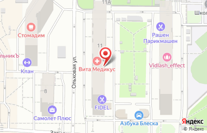 ОАО Банкомат, АКБ Московский Областной Банк на Ольховой улице на карте
