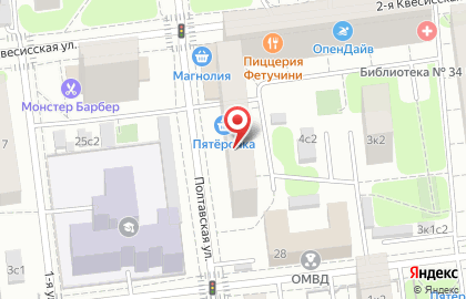 Удобный магазин Магнолия на Полтавской улице на карте