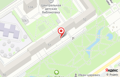 Магазин разливного пива Пивная Бочка в микрорайоне Жукова на карте