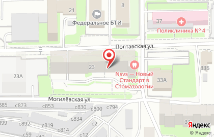 Салон красоты ИНФИНИТИ на улице Нахимова на карте