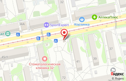 Продуктовый магазин в Барнауле на карте