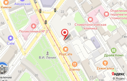 Пицца Домино на улице Ленина на карте