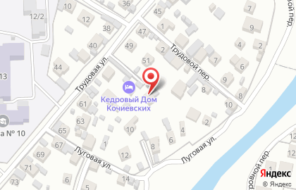 Кедровый дом Кочиевских на карте