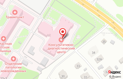 Ярославская областная детская клиническая больница на карте
