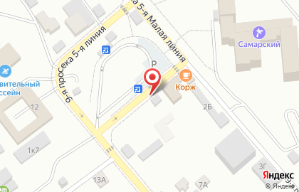 Продуктовый магазин в Самаре на карте