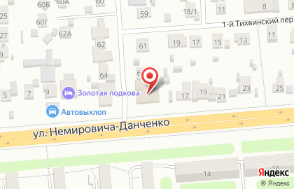 Автосервис Sib motors на улице Немировича-Данченко на карте