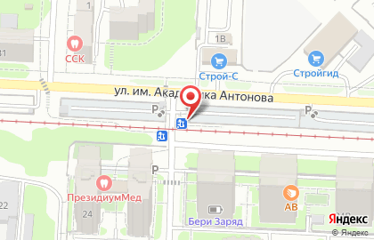 Автостоянка в Саратове на карте