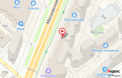 Профессиональный центр декоративных покрытий и интерьера Caparol Center в Октябрьском районе на карте