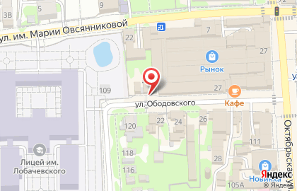 Усть-Лабинская местная межрайонная общественная организация Всероссийское общество слепых на карте