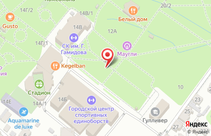 Фреш-бар Bananas в Советском районе на карте